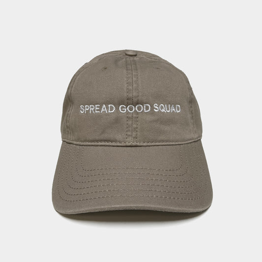 Spread Good Squad Dad Hat - Khaki